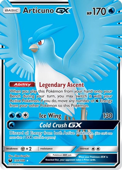 Articuno GX #154 SM - Celestial Storm