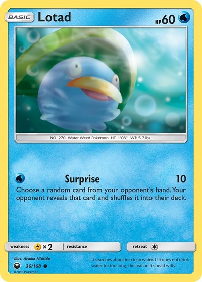 Lotad #36 SM - Celestial Storm