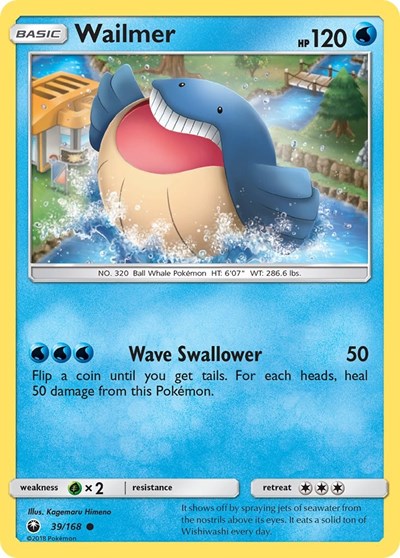 Wailmer #39 SM - Celestial Storm