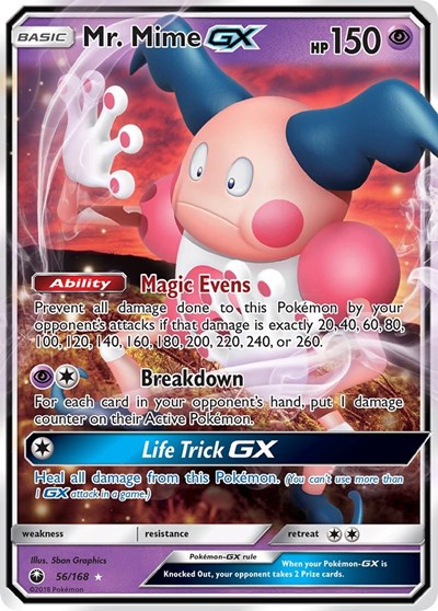 Mr. Mime GX #56 SM - Celestial Storm