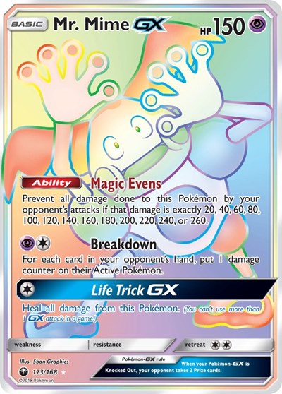 Mr. Mime GX #173 SM - Celestial Storm
