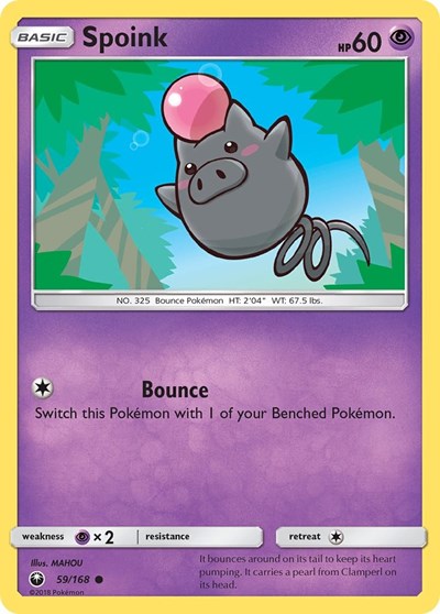 Spoink #59 SM - Celestial Storm