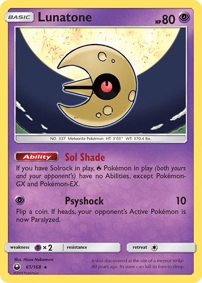 Lunatone #61 SM - Celestial Storm