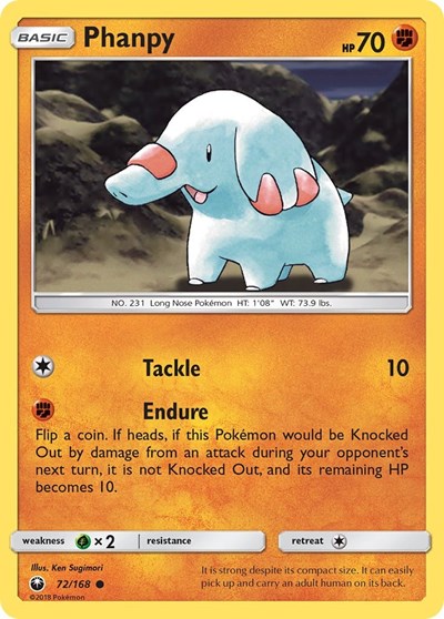 Phanpy #72 SM - Celestial Storm