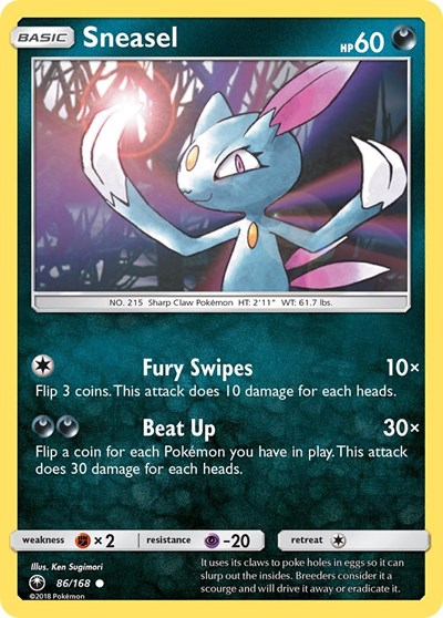 Sneasel #86 SM - Celestial Storm