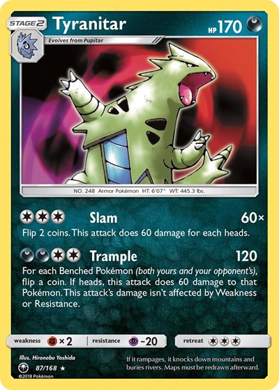 Tyranitar #87 SM - Celestial Storm