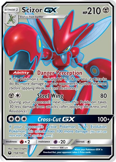 Scizor GX #158 SM - Celestial Storm