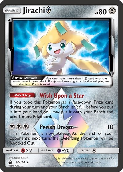 Jirachi Prism Star #97 SM - Celestial Storm