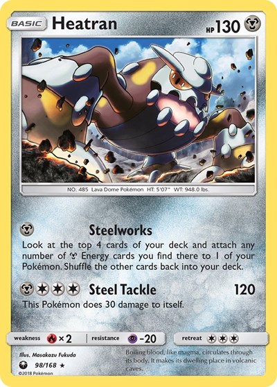 Heatran #98 SM - Celestial Storm
