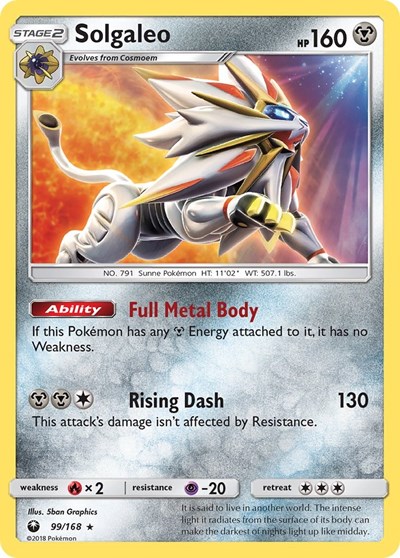 Solgaleo #99 SM - Celestial Storm