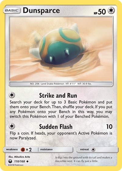 Dunsparce #110 SM - Celestial Storm