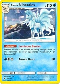 Alolan Ninetales #28 Deck Exclusives
