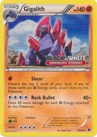 Gigalith #53 Black and White Promos