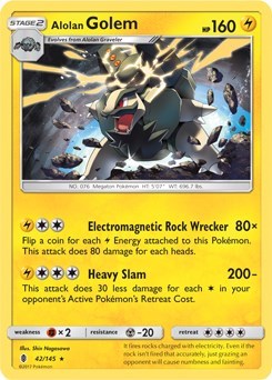 Alolan Golem #42 Blister Exclusives