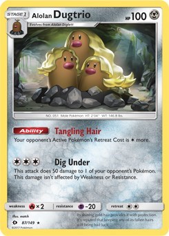 Alolan Dugtrio #87 Blister Exclusives
