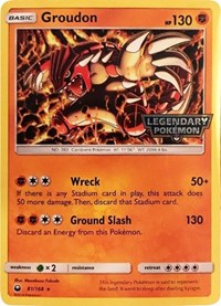 Groudon (Cosmos Holo) #81 Miscellaneous Cards & Products