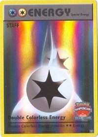 Double Colorless Energy (North America Championships) [Staff] #90 League & Championship Cards