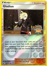 Gladion (Regional Championships) [Staff] #95 League & Championship Cards
