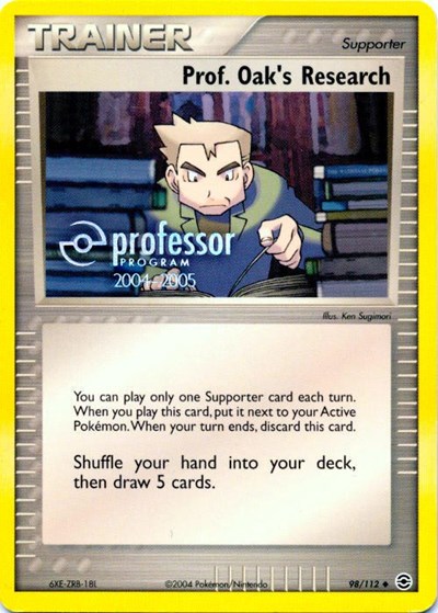 Prof. Oak's Research #98 Professor Program Promos