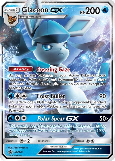 Glaceon GX #SM147 SM Promos