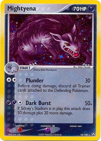 Mightyena #18 Deck Exclusives
