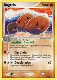 Dugtrio #5 Deck Exclusives