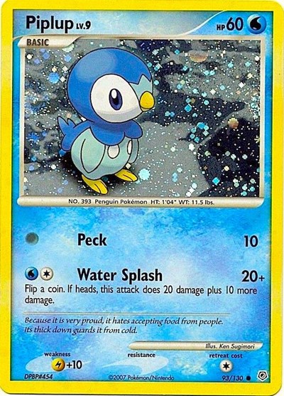 Piplup #93 Miscellaneous Cards & Products