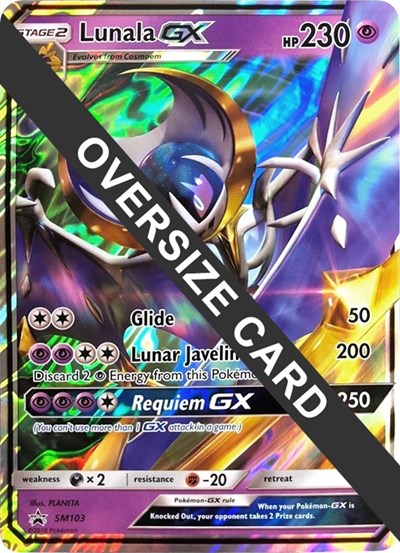 Lunala GX #SM103 Jumbo Cards