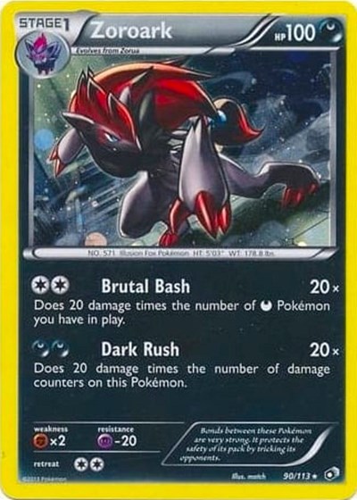Zoroark #90 Blister Exclusives