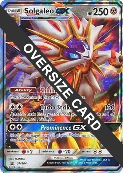 Solgaleo GX #SM104 Jumbo Cards