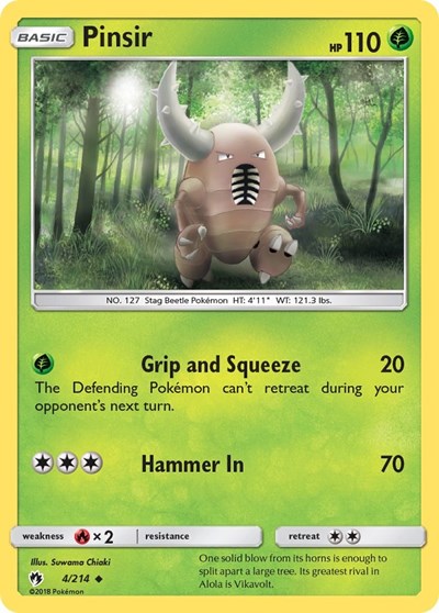 Pinsir #4 SM - Lost Thunder
