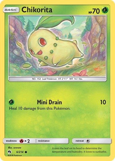 Chikorita #6 SM - Lost Thunder