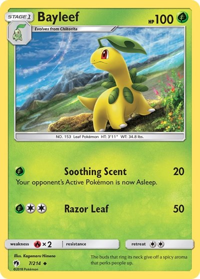 Bayleef #7 SM - Lost Thunder