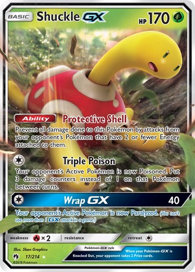 Shuckle GX #17 SM - Lost Thunder