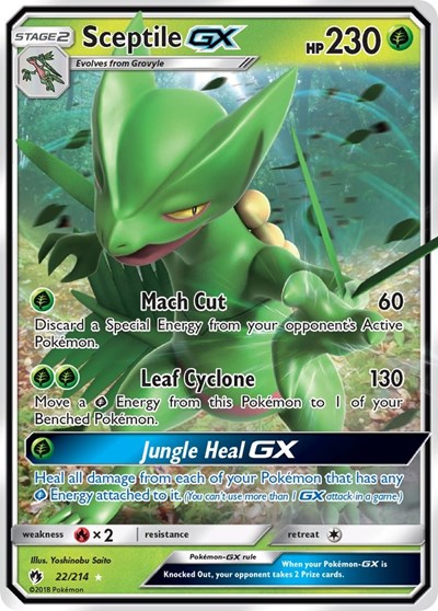 Sceptile GX #22 SM - Lost Thunder