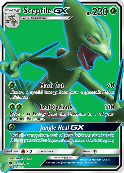 Sceptile GX #196 SM - Lost Thunder