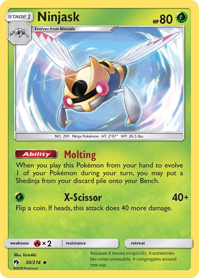 Ninjask #30 SM - Lost Thunder