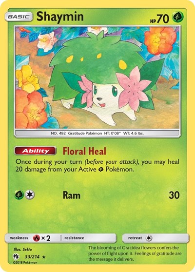 Shaymin #33 SM - Lost Thunder