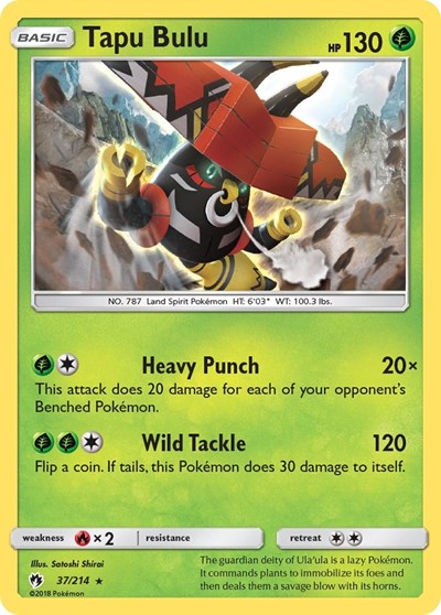 Tapu Bulu #37 SM - Lost Thunder