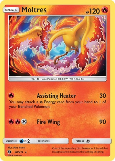 Moltres #38 SM - Lost Thunder