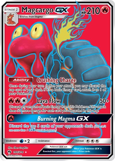 Magcargo GX #198 SM - Lost Thunder