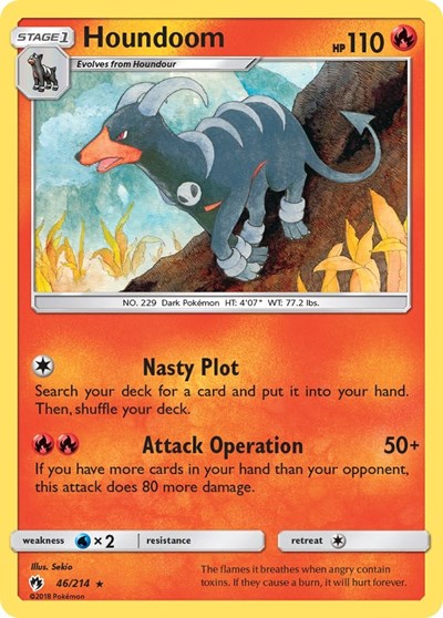 Houndoom #46 SM - Lost Thunder