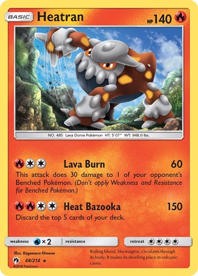 Heatran #48 SM - Lost Thunder
