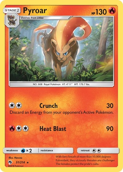 Pyroar #51 SM - Lost Thunder