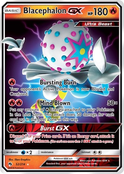 Blacephalon GX #52 SM - Lost Thunder