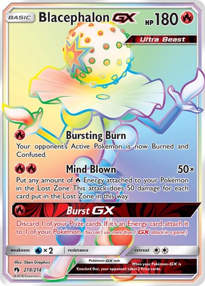 Blacephalon GX #219 SM - Lost Thunder