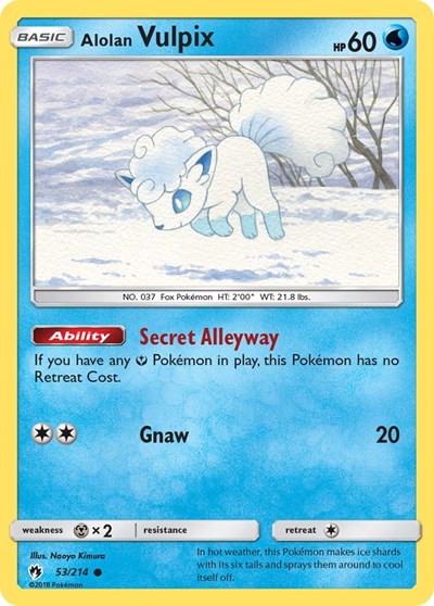 Alolan Vulpix #53 SM - Lost Thunder