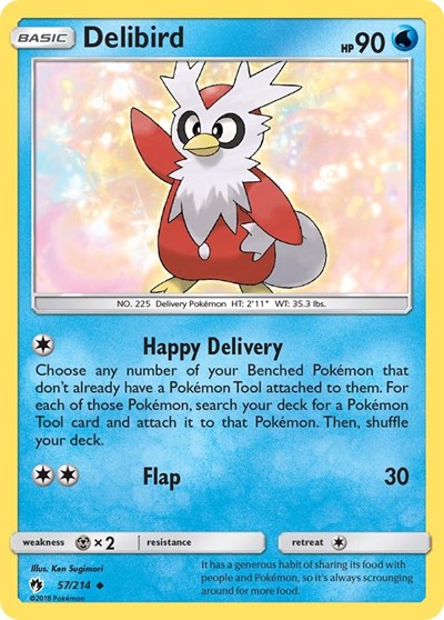 Delibird #57 SM - Lost Thunder