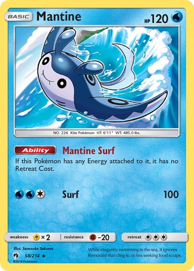 Mantine #58 SM - Lost Thunder
