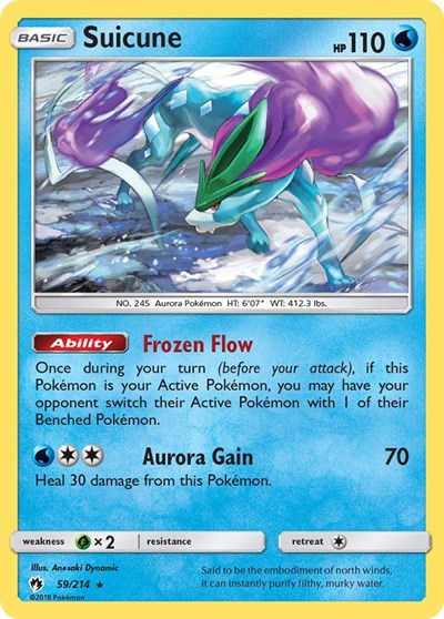 Suicune #59 SM - Lost Thunder
